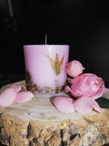 Bougie Rose Bougies Eternelles Naturelles Parfumées Ambiance Décoration Photophore Fragrance