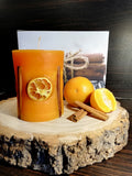 Bougie Orange Cannelle Eternelles Naturelles Parfumées Ambiance Décoration Photophore Fragrance