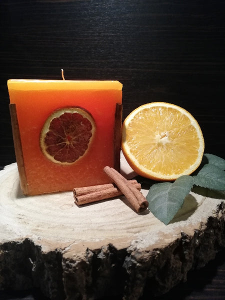 Bougie parfumée Orange Cannelle 70g