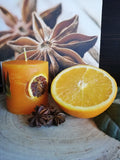 Bougie Orange Vanille Hibiscus Eternelles Naturelles Parfumées Ambiance Décoration Photophore Fragrance